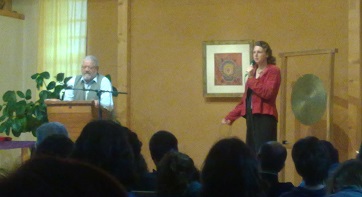 20120427 Water symposium Sepp Holzer Malika 1 mini